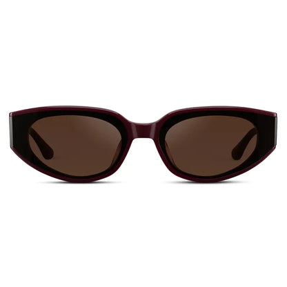 Modern Flat-Lens Cat-Eye Sunglasses Eyewear Shades