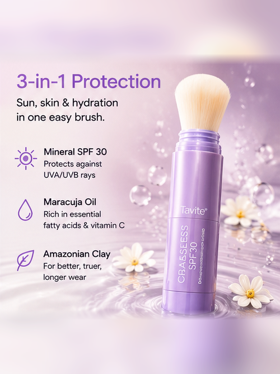 CC Tinted Serum – Shade-Adaptive Coverage, 24H Hydration & Waterproof Wear