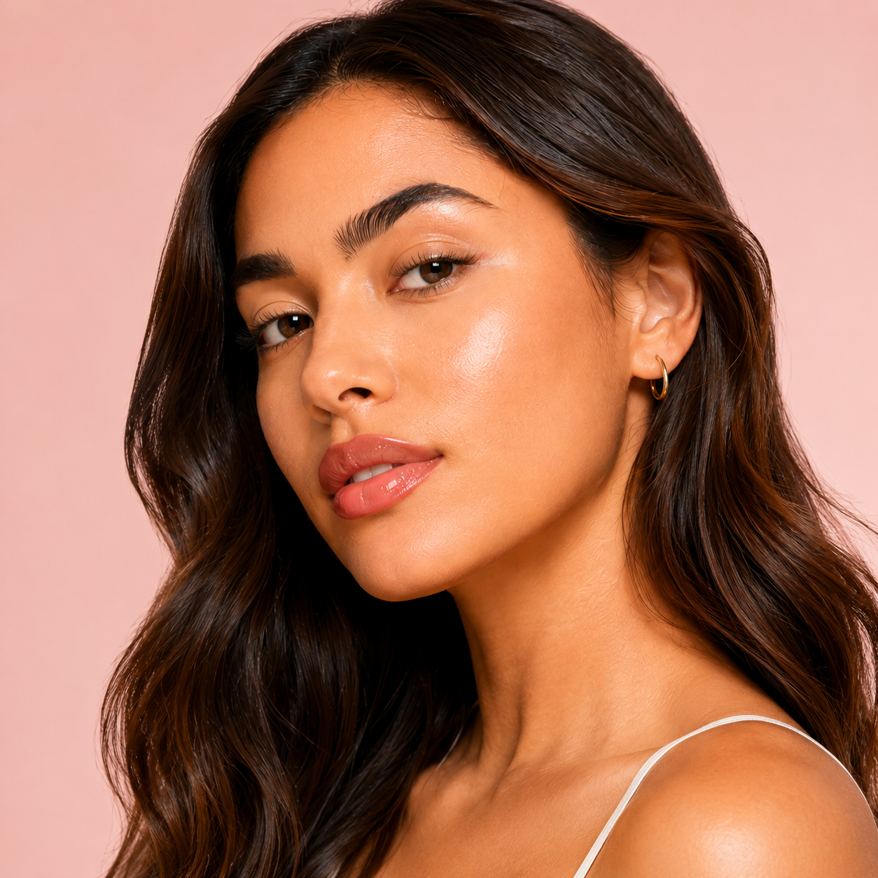 Lip color on tan and olive skin tone