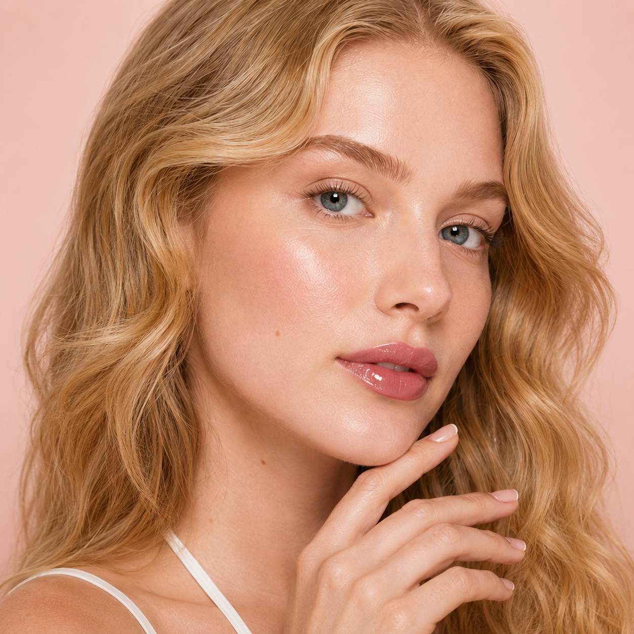 Lip color on fair and light skin tone