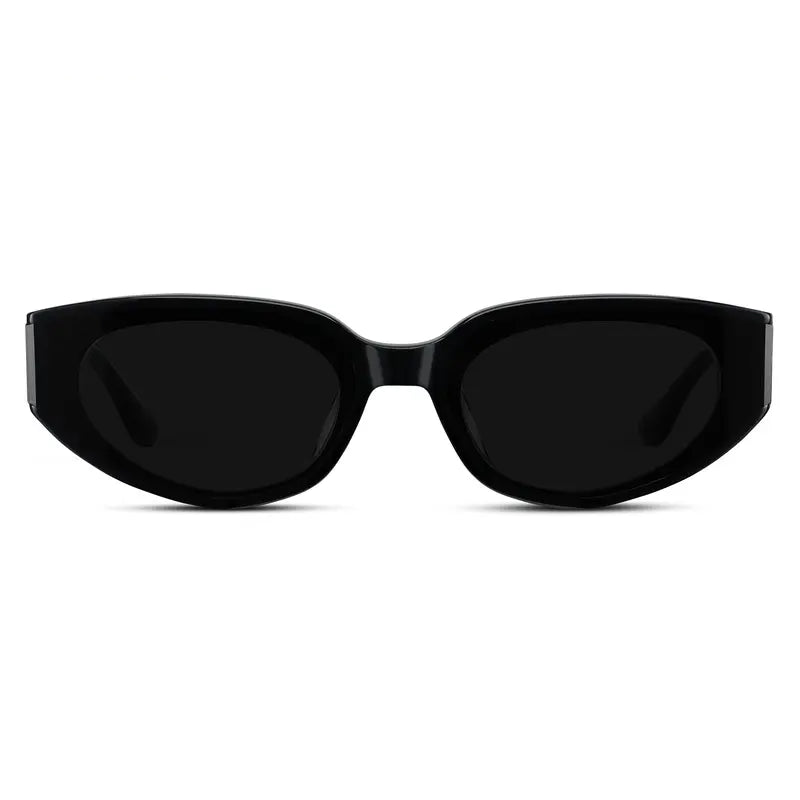 Modern Flat-Lens Cat-Eye Sunglasses Eyewear Shades